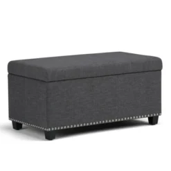 34" Megan Storage Ottoman Bench - Wyndenhall -Homcom Crosley Shop GUEST ab33831a 8502 490e a01a 1e3b4ac1bd8c
