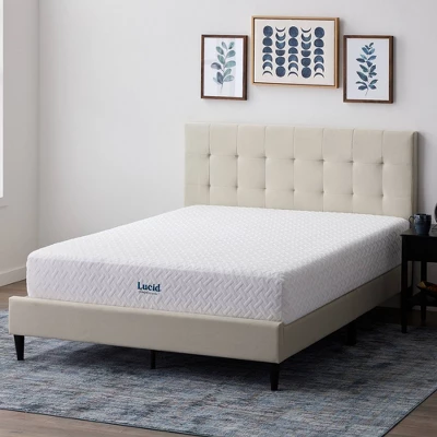 Lucid Comfort Collection Medium 10" Gel Memory Foam Mattress 8 Lucid Comfort Collection Medium 10" Gel Memory Foam Mattress - Image 6