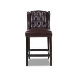 Jennifer Taylor Home Richmond 26" Armless Wingback Tufted Counter Height Bar Stool -Homcom Crosley Shop GUEST ac13cc39 b53d 4495 9123 7f0c1c165e8e