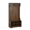 Saint Birch Brunei Hall Tree And Shoe Bench, Dark Walnut -Homcom Crosley Shop GUEST ac525473 6d3a 4ec8 89b1 5c601b1f19d8