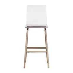 Set Of 2 29" Alta Modern Barstools Champagne Gold - Inspire Q -Homcom Crosley Shop GUEST ac98f95c e3ea 4401 a111 056bcd126dd0