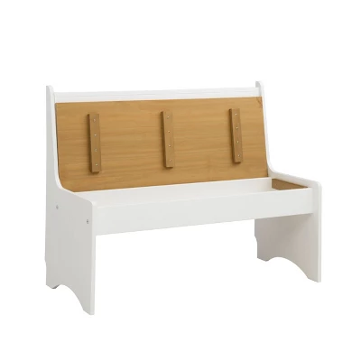 Large Merrill Back Rest Bench - Linon 5 Large Merrill Back Rest Bench - Linon - Image 3