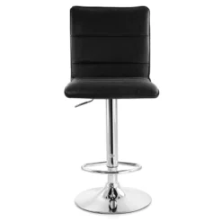 Elama 2 Piece Vintage Faux Leather Adjustable Bar Stool In Black With Chrome Base -Homcom Crosley Shop GUEST ad84be96 e0b0 428d bb3b 2fa1e27c8430