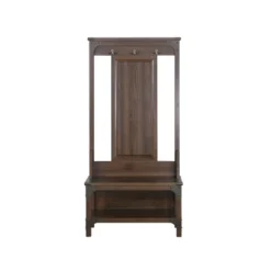 Saint Birch Logan Hall Tree And Shoe Bench, Walnut -Homcom Crosley Shop GUEST ad958271 42ee 4d18 9d1c 7df28bd0f27c