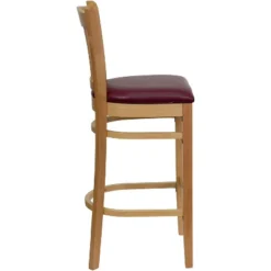Emma And Oliver Vertical Slat Back Wooden Restaurant Dining Barstool -Homcom Crosley Shop GUEST ada1736a 28ae 4763 b150 e3d7149dbcd4