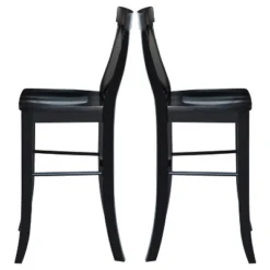 30" Martha X Back Barstool Jet Black - International Concepts -Homcom Crosley Shop GUEST adffa7c0 e9ff 4ccc b920 19251aebeffb
