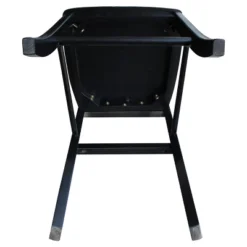 30" Martha X Back Barstool Jet Black - International Concepts -Homcom Crosley Shop GUEST ae799eb2 7d37 4327 891f fe3705890c56