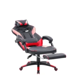 Doom Gaming Chair Black And Red - CorLiving -Homcom Crosley Shop GUEST ae7b074f 1008 4a9a 98bf 8e7346aeb802