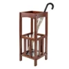 Rex Umbrella Stand With Metal Tray Walnut/Metal - Winsome -Homcom Crosley Shop GUEST af5394d7 8225 435d 91e6 48866340c7e5