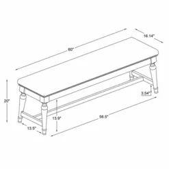 Brayden Bench - Linon -Homcom Crosley Shop GUEST af7a9efe 2ae4 41c3 8de5 c88e119eac70