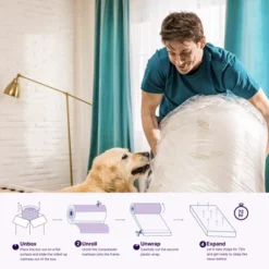 NapQueen 8" Anula Green Tea Memory Foam Mattress -Homcom Crosley Shop GUEST af884b73 83c9 405f 8a05 14e88bacb947 1