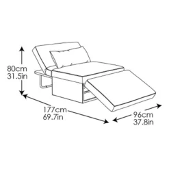 Marina Otto-Kube Convertible Futon Sleeper Ottoman - Relax-A-Lounger 29 Marina Otto-Kube Convertible Futon Sleeper Ottoman - Relax-A-Lounger -Homcom Crosley Shop GUEST afeac17b 6d22 4dc1 99f7 cf4f77a58352