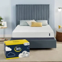 Serta Medium Firm 8" Gel Memory Foam Mattress