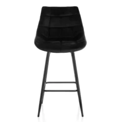 Elama 2 Piece Velvet Tufted Bar Chair In Black With Metal Legs -Homcom Crosley Shop GUEST b1112067 54e4 455b 9f40 95c356db3bca