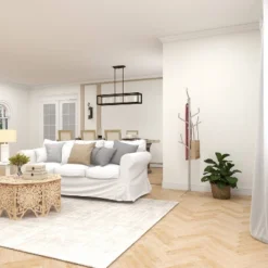 Eclectic Metal Coat Rack Silver - Olivia & May -Homcom Crosley Shop GUEST b11fcbc1 aeab 4714 b2a5 1d2eb917c263