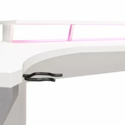 Xtreme Gaming Corner Desk With Riser & Led Light Kit White - NTENSE -Homcom Crosley Shop GUEST b12c6635 0593 48e6 89f4 5d5dfbeedab3