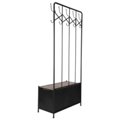 Hall Tree Coat Rack With Storage Drawers Black - Olivia & May -Homcom Crosley Shop GUEST b15d34ab 5a87 499f 800e 86633b4f1da3