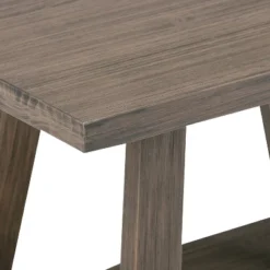 48" Stewart Solid Wood Entryway Bench Driftwood - WyndenHall -Homcom Crosley Shop GUEST b1b82201 95fe 43df 8c8c 0b77bf431d72