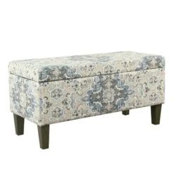 Large Textured Storage Bench - HomePop -Homcom Crosley Shop GUEST b1d301b7 d74f 467f 99e2 c2f678064beb