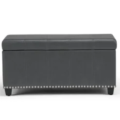 34" Megan Storage Ottoman Bench - Wyndenhall -Homcom Crosley Shop GUEST b2f3f78c 0825 42fd 8e05 07ee89302e46