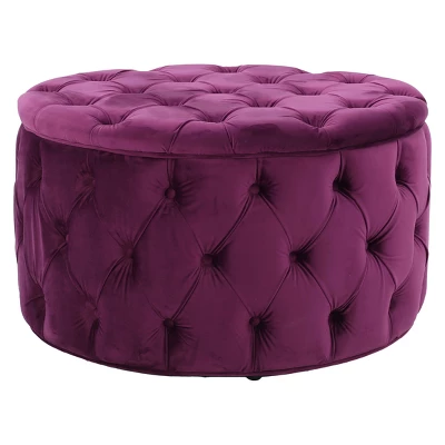 Zelfa New Velvet Ottoman - Christopher Knight Home 8 Zelfa New Velvet Ottoman - Christopher Knight Home - Image 6