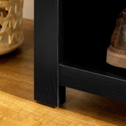 HOMCOM Hall Tree With Shoe Storage Bench, Entryway Bench With Coat Rack, Accent Coat Tree With Adjustable Shelves For Hallway, Mud Room, Black -Homcom Crosley Shop GUEST b3901c19 e206 4812 828d e5f8d91cbdd4