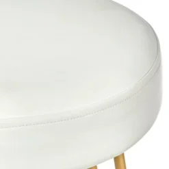 Set Of 2 30" Mazzini Faux Leather And Metal Counter Height Barstools White/Gold - Buylateral 8 Set Of 2 30" Mazzini Faux Leather And Metal Counter Height Barstools White/Gold - Buylateral -Homcom Crosley Shop GUEST b448a560 5ef4 4f53 9b1f c01cb1dc9f7d