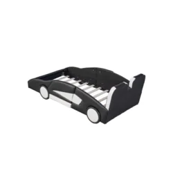 Twin Size Race Car-Shaped Platform Bed With Wheels-ModernLuxe 18 Twin Size Race Car-Shaped Platform Bed With Wheels-ModernLuxe -Homcom Crosley Shop GUEST b4569730 6b7c 4b47 ac44 a845dffcc037