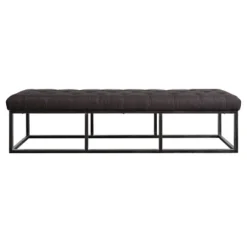 Danes Tufted Bench With Iron Legs - Finch -Homcom Crosley Shop GUEST b4af336b f042 4a8f af1c 0a97e222e549