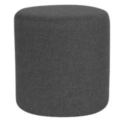 Flash Furniture Barrington Taut Upholstered Round Ottoman Pouf -Homcom Crosley Shop GUEST b4df866e 560b 4369 9f2e 283568c81b41