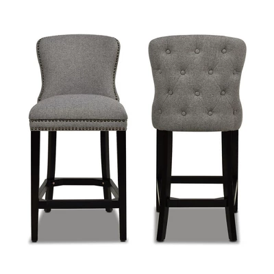 Jennifer Taylor Home Sonoma 28 Inch Upholstered Armless Counter Height Bar Stool (Set Of 2) 8 Jennifer Taylor Home Sonoma 28 Inch Upholstered Armless Counter Height Bar Stool (Set Of 2) - Image 6