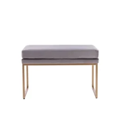 30.5" Decorative Pillowtop Ottoman - WOVENBYRD -Homcom Crosley Shop GUEST b51a846d e777 4ba8 a10d b841518b36b9