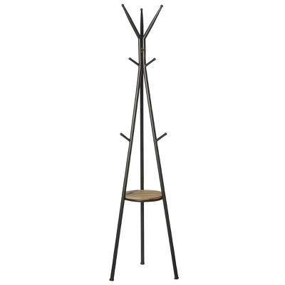 Modern Tripod Coat Rack Gray - Olivia & May 4 Modern Tripod Coat Rack Gray - Olivia & May - Image 2