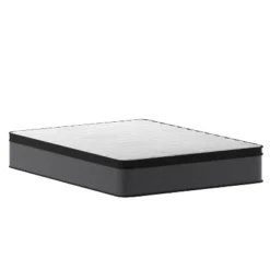Flash Furniture Capri Comfortable Sleep Euro Pillow Top 13 Inch CertiPUR-US Certified Hybrid Pocket Spring Mattress, Supportive Relief, Mattress In A Box -Homcom Crosley Shop GUEST b58fa3d9 12e3 421c 84bb cc59ddb23a60