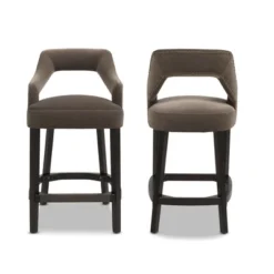 Jennifer Taylor Home Moderne 27 Inch Art Deco Counter Height Bar Stool (Set Of 2) -Homcom Crosley Shop GUEST b5afc77b 5afe 49eb 8c75 ff2e32367d66
