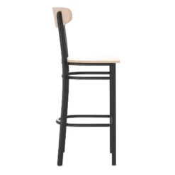 Emma And Oliver Industrial Barstool With Rolled Steel Frame And Solid Wood Seat - 500 Lbs. Static Weight Capacity 30 Emma And Oliver Industrial Barstool With Rolled Steel Frame And Solid Wood Seat - 500 Lbs. Static Weight Capacity -Homcom Crosley Shop GUEST b5c7b46b 5ebd 4f5d ab35 12dd41b51daa