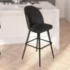 Merrick Lane Set Of 2 Modern Armless Barstools With Contoured Backs, Steel Frames, And Integrated Footrests -Homcom Crosley Shop GUEST b63fb78a 0a91 4ad8 8ac9 88421d341880