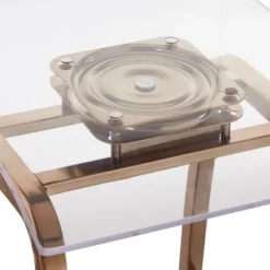 Set Of 2 29" Alta Modern Barstools Champagne Gold - Inspire Q -Homcom Crosley Shop GUEST b6443c73 a176 4b1b a602 3824a53c4e47