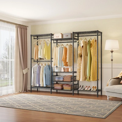 VIPEK V10i Medium Portable Closet Heavy Duty Clothes Rack, Free Standing Coat Rack Wardrobe Metal Clothing Rack 5 VIPEK V10i Medium Portable Closet Heavy Duty Clothes Rack, Free Standing Coat Rack Wardrobe Metal Clothing Rack - Image 3