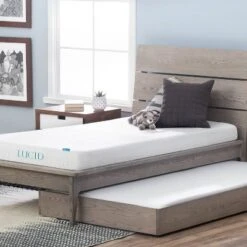 Lucid Comfort Collection 5" Gel Memory Foam Mattress -Homcom Crosley Shop GUEST b66e83f4 3542 4cc7 92ad e9230daa4317