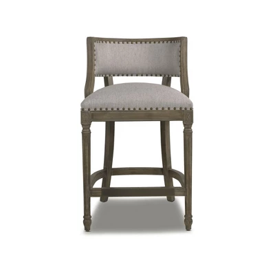 Jennifer Taylor Home Paris 26.5 Inch Farmhouse Counter Height Bar Stool With Backrest 8 Jennifer Taylor Home Paris 26.5 Inch Farmhouse Counter Height Bar Stool With Backrest - Image 6