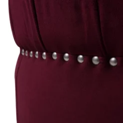 Jennifer Taylor Home La Rosa Victorian Tufted Round Ottoman, Burgundy Velvet 7 Jennifer Taylor Home La Rosa Victorian Tufted Round Ottoman, Burgundy Velvet -Homcom Crosley Shop GUEST b759fcfb 2c33 471e 9e2a dc9bf78cb0f7