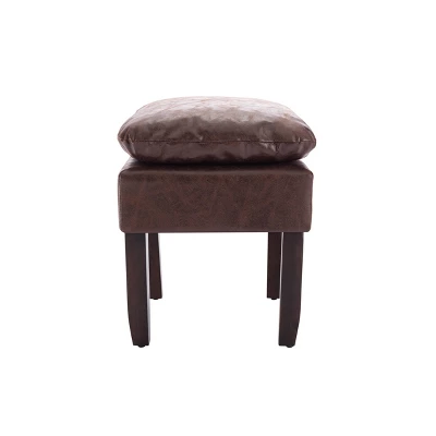18" Square Pillowtop Ottoman - WOVENBYRD 7 18" Square Pillowtop Ottoman - WOVENBYRD - Image 5