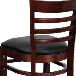 Emma And Oliver Ladder Back Wooden Restaurant Dining Barstool -Homcom Crosley Shop GUEST b7ec1824 2360 4ef5 ad36 06c9ad7542c6