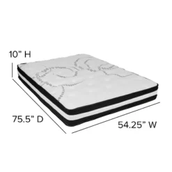 Emma And Oliver Full 10" Mattress & Gel Memory Foam Topper Bundle Set 19 Emma And Oliver Full 10" Mattress & Gel Memory Foam Topper Bundle Set -Homcom Crosley Shop GUEST b901ea8f a7f7 4eca bf85 23f3a52f32dd