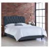 Queen Seville Linen Upholstered Bed Linen Ocean - Skyline Furniture -Homcom Crosley Shop GUEST b916ff3a 3e98 42d5 a823 34fdf0d9801e