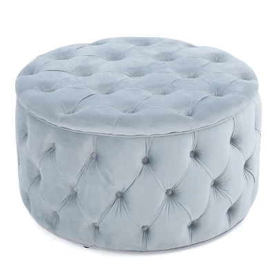 Zelfa New Velvet Ottoman - Christopher Knight Home 11 Zelfa New Velvet Ottoman - Christopher Knight Home - Image 9