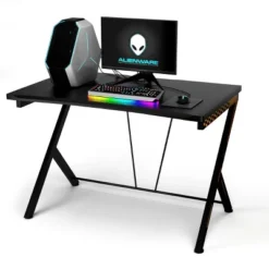 Costway Gaming Desk Computer Desk PC Laptop Table Workstation Home Office Ergonomic New -Homcom Crosley Shop GUEST bc22466e 105f 4cd1 869e 03edc437c95d
