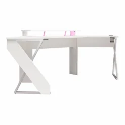 Xtreme Gaming Corner Desk With Riser & Led Light Kit White - NTENSE -Homcom Crosley Shop GUEST bd521152 1f59 4bae 91c3 5916b9307820