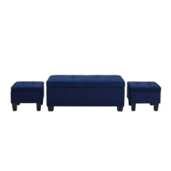 Everett Storage Ottoman Set - Picket House Furnishings